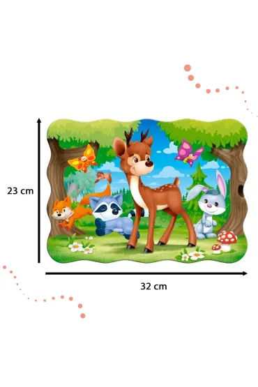 Puzzle 30 el. A Deer AND Friends Castorland