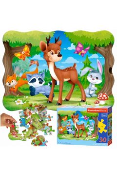 Puzzle 30 el. A Deer AND Friends Castorland