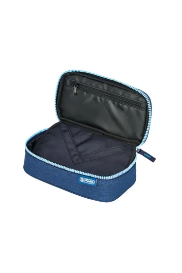 Herlitz Pi�rnik z klapk� bez wyposa�enia Beatbox niebieski