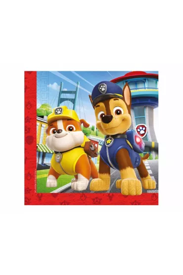 Procos Serwetki papierowe Paw Patrol 33x33cm 20 szt.