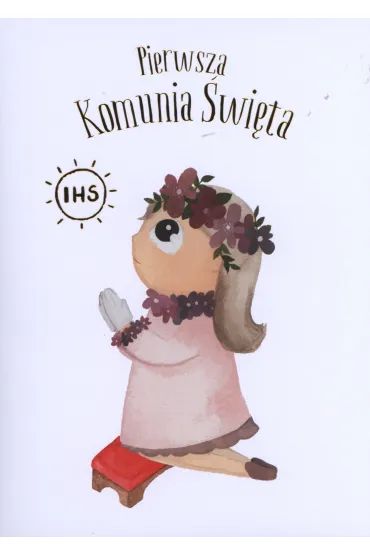 Henry Karnet B6 Komunia - Dziewczynka
