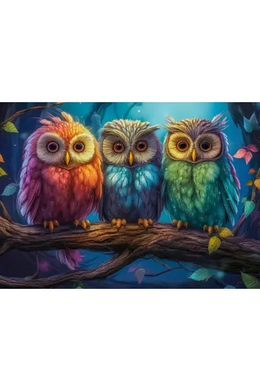 Puzzle 260 el. Three Little Owls Castorland