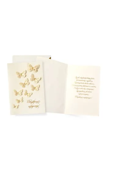 Kukartka Karnet SCH-014 Og�lne �yczenia  motyle