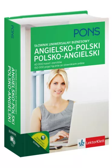 S�ownik uniwersalny biznesowy ang-pol, pol-ang PONS 40 000 hase� i zwrot�w