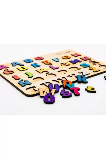 Drewniana uk�adanka - Alfabet