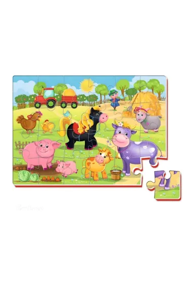 Puzzle piankowe 24 el. �mieszne obrazki Farma Roter Kafer
