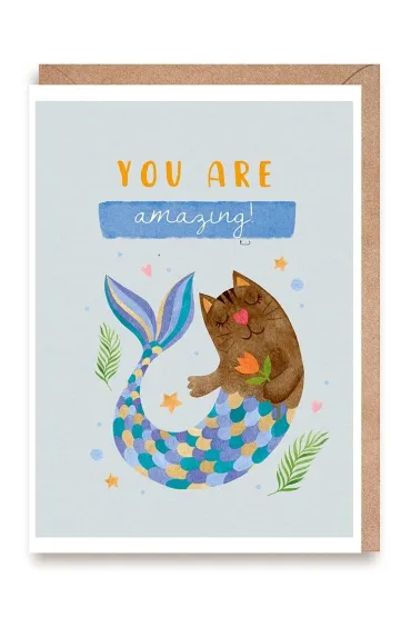 Cardie Kartka okoliczno�ciowa Syrena You are amazing!
