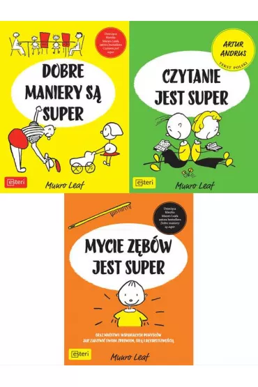 Czytanie jest super / Dobre maniery s� super / Mycie z�b�w jest super - Leaf Munro