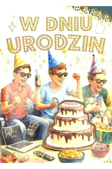 Yeku Karnet 3K Urodziny