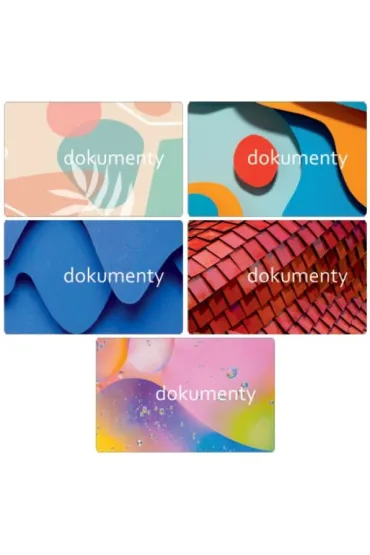 Panta Plast Ok�adka na dokumenty Duo nadruk mix