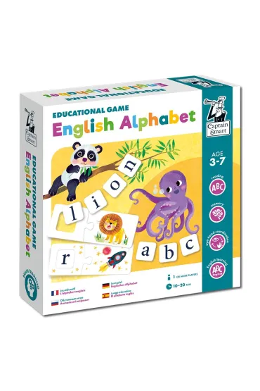 Captain Smart. English Alphabet. Educational game