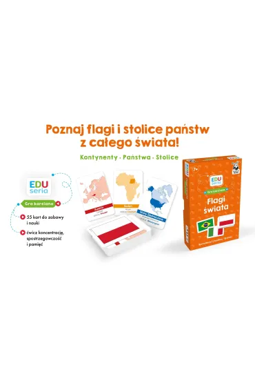 EDUseria. Flagi wiata. Gra karciana. Kapitan Nauka Edgard