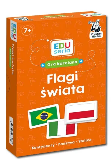 EDUseria. Flagi wiata. Gra karciana. Kapitan Nauka Edgard