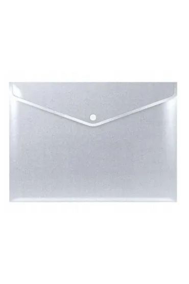 Biurfol Teczka koperta A4 PP stardust silver