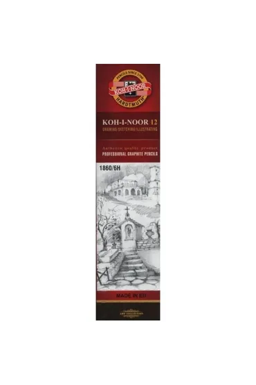 Koh-I-Noor O��wek grafitowy 1860/6H 12 szt.