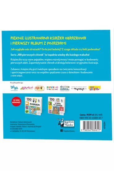 Kapitan Nauka. 100 pierwszych s��wek. Pojazdy