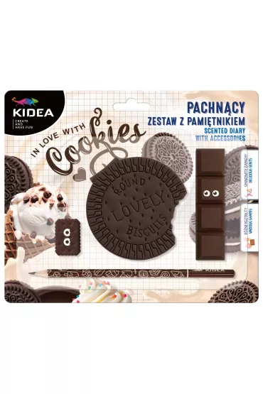 Pachn�cy pami�tnik z akcesoriami Ciastko Kidea