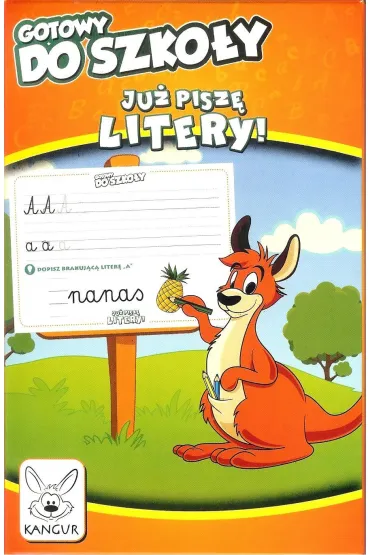Gotowy do szko�y. Ju� pisz� litery Kangur