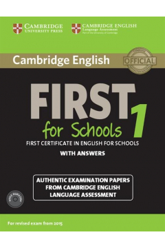Cambridge English First for Schools 1 SB with answers and Audio