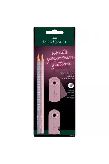 Faber-Castell O��wek + gumka + temper�wka 2 szt.