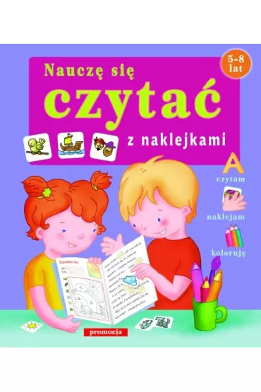 Naucz� si� czyta� z naklejkami