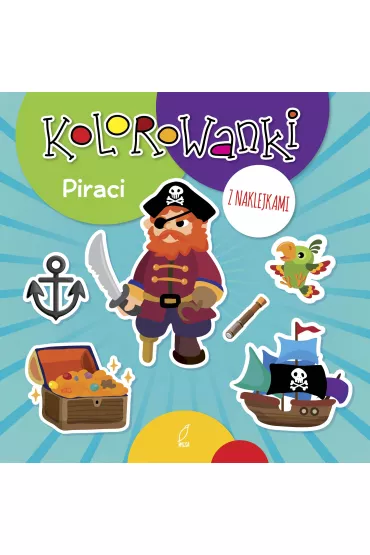 Kolorowanki z naklejkami. Piraci