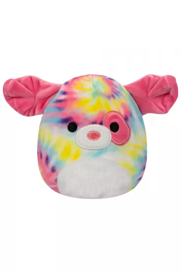 Pluszak Squishmallows Flipmallows Seria 17 13 cm Laura/Shena - Pink Tabby Cat/Rainbow Tie-Dye Dog Jazwares
