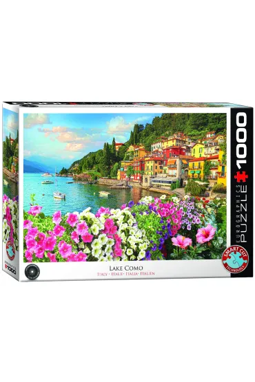 Puzzle 1000 el. W�ochy, Jezioro Como Eurographics