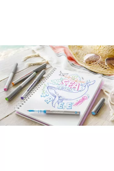 Faber-Castell Cienkopis kulkowy free ink czarny 0.5mm