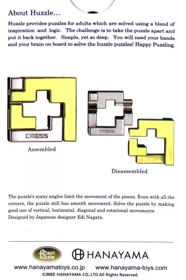 �amig��wka Cross poziom 3/6 Hanayama - Edi Nagata