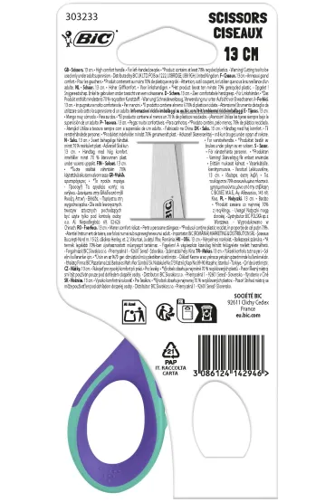 No�yczki Comfort dla lewor�cznych 13cm BIC
