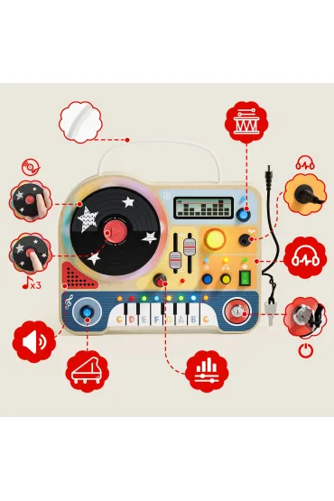 Top Bright Interaktywna tablica muzyczna Ma�y DJ 36m+