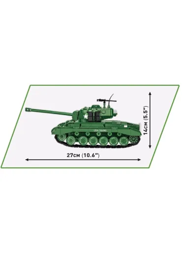 Historical collection wwii Cobi klocki czo�g m26 pershing [t26e3] cobi-2564