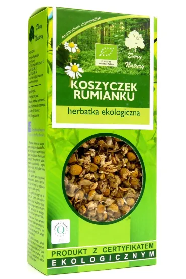 Dary Natury Herbatka koszyczek rumianku 25 g Bio