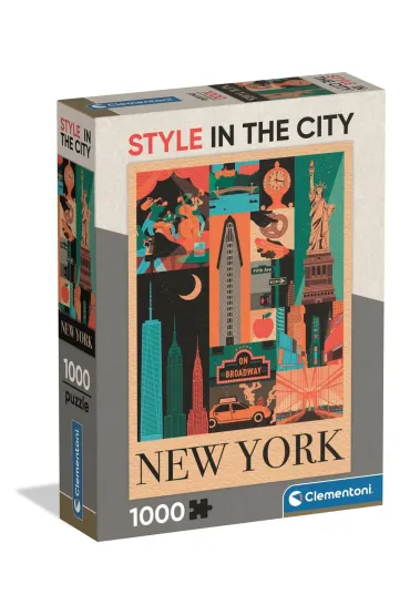 Puzzle 1000el New York CLEMENTONI 37116  CLM
