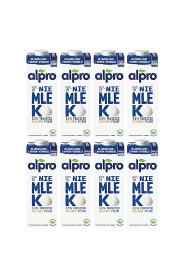 Alpro Nap�j owsiany UHT 3,5% to nie mleko zestaw 8 x 1 l