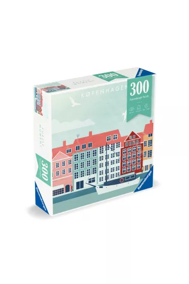 Puzzle 300 el. Moment - Kopenhaga Ravensburger