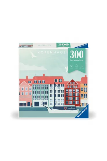Puzzle 300 el. Moment - Kopenhaga Ravensburger