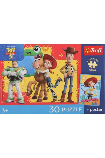 Puzzle 30el Premium Przygody zabawek TREFL 18344
