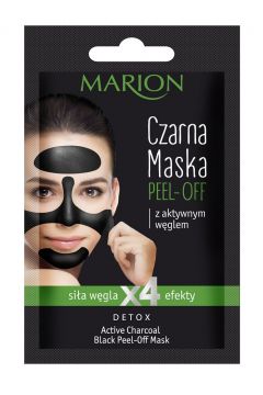 Marion Detox Peel Off Mask czarna maska z aktywnym wglem