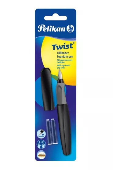 Pelikan Pi�ro wieczne Twist M Black + 2 naboje