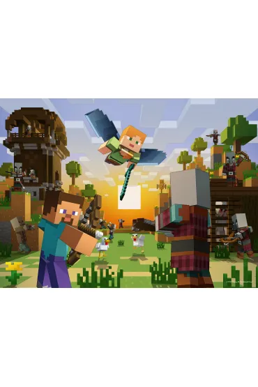 Puzzle dla dzieci 150 el. XXL Minecraft Ravensburger