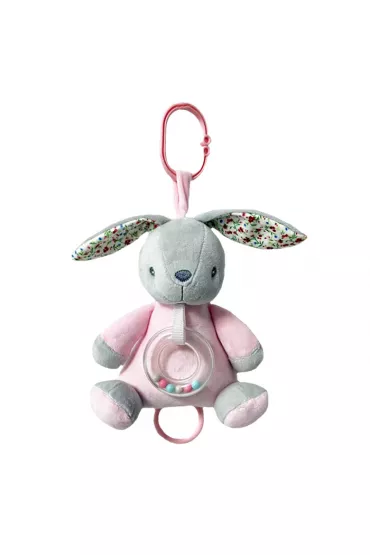 Pozytywka kr�liczek r�owy 18cm Tulilo