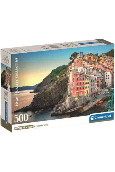 Puzzle 500 el. Riomaggiore Coast Clementoni