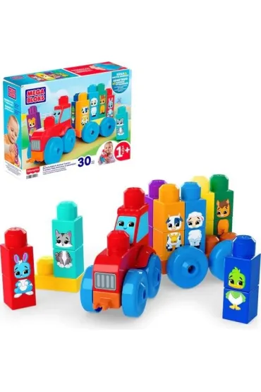 Mega Bloks Traktor ze zwierz�tkami