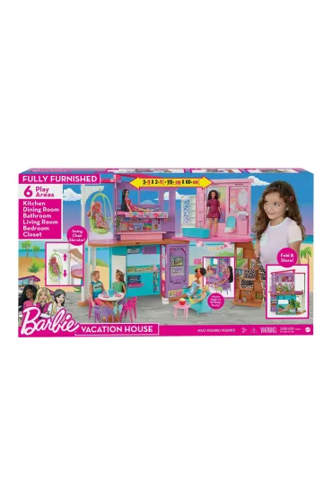 Barbie. Wakacyjny domek dla lalek Mattel