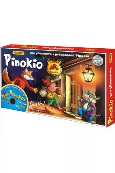 Pinokio. Gra planszowa + p�yta CD z pi�knymi bajkami
