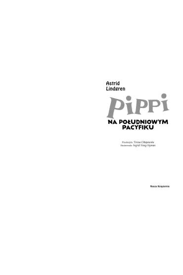 Pippi na Po�udniowym Pacyfiku - Astrid Lindgren