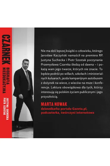 Czarnek. Biografia nieedukacyjna - Justyna Suchecka, Piotr  Szostak