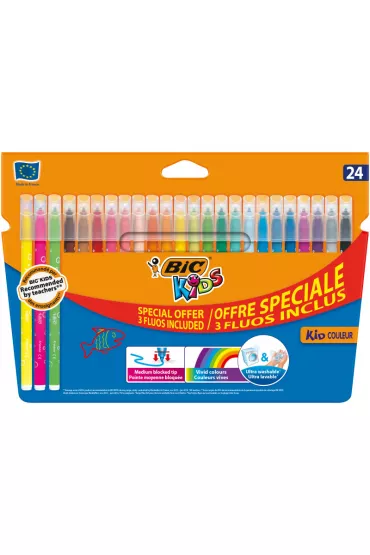 Bic Flamastry Kid Couleur Fluo 24 szt.